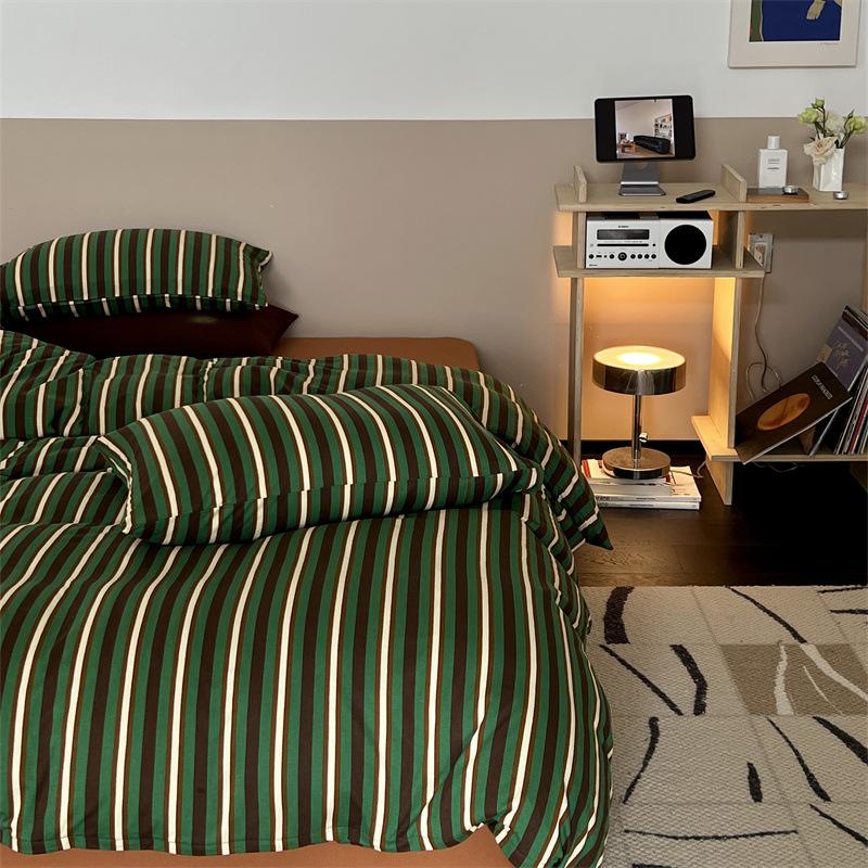 Classic Cotton Knit Bedding Set - Soft and Comfortable - elegear-shop