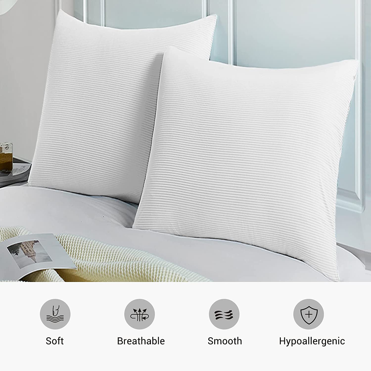 Premium Silky Super Cooling Decorative Pillowcases - elegear-shop