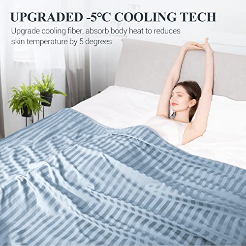 Arc-Chill Cooling Blanket Throw Double Sided Summer Cold Blankets 51“ x 67” - elegear-shop