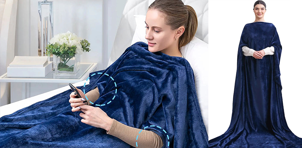 Stay Cozy and Hands-Free with the Elegear Wearable Hug Blanket: The Lazy Person's Dream Come True!