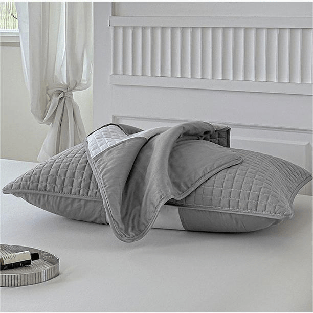 Full Cotton Pillowcases, Breathable & Noiseless, Waterproof, Oil-Proof, Stain-Proof