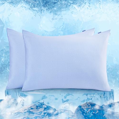 Arc-Chill Cooling Pillow Cases for Hot Sleeper and Night Sweat with PCM Print Wick Moisture