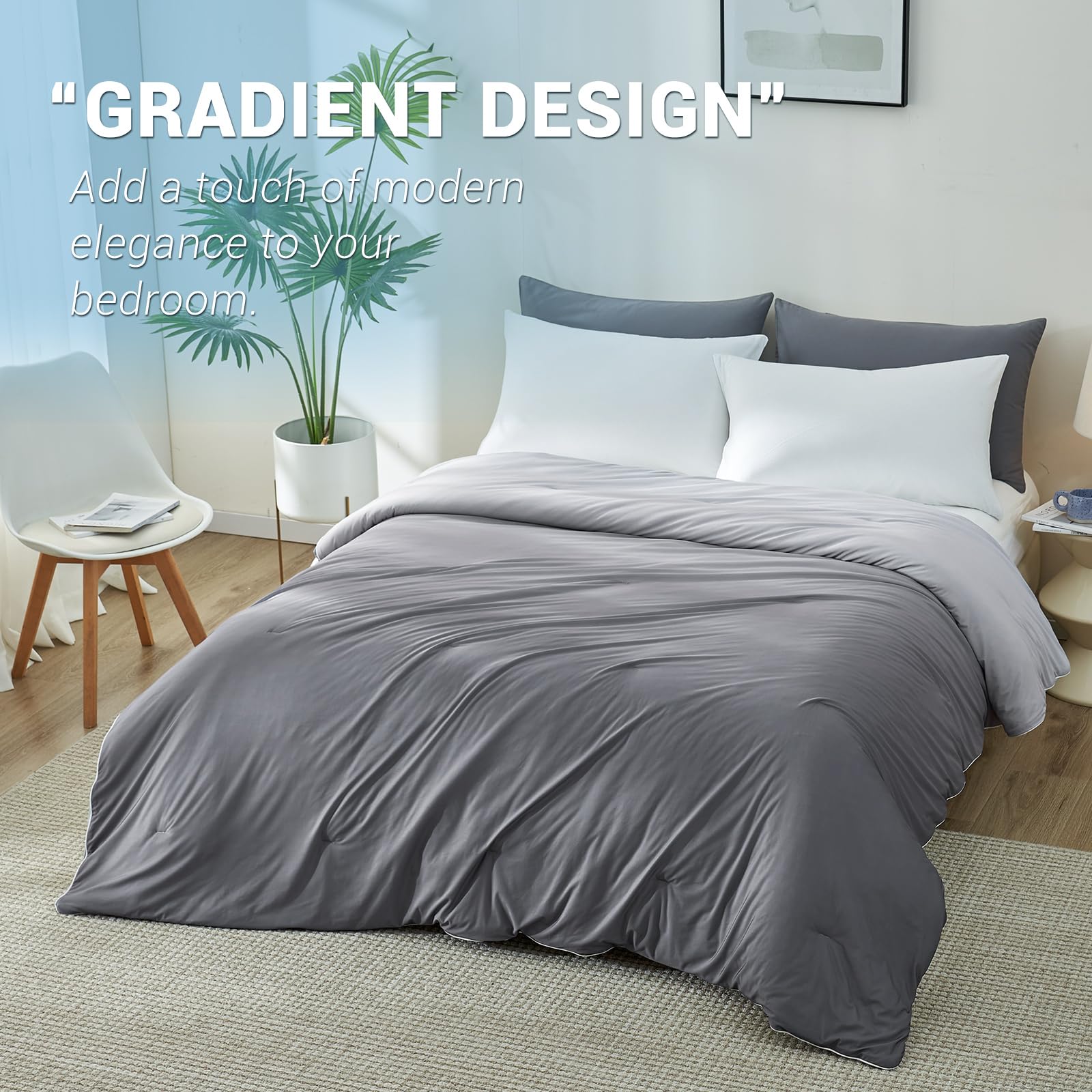 Cooling Double-Sided Blanket Gradient Color for Hot Sleepers