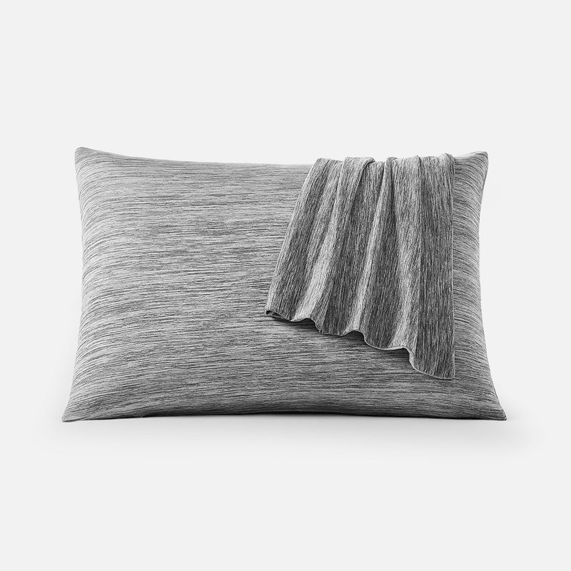 Gray Cooling Comforter＆ Pillowcase Bundle