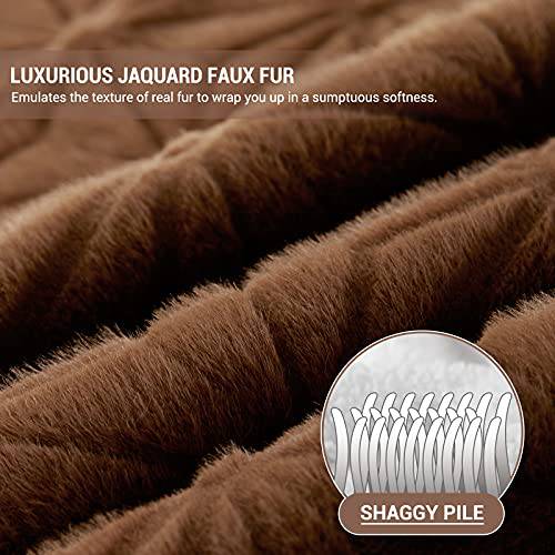 Faux Fur Super Soft Cozy Warm Fluffy Throw Blanket