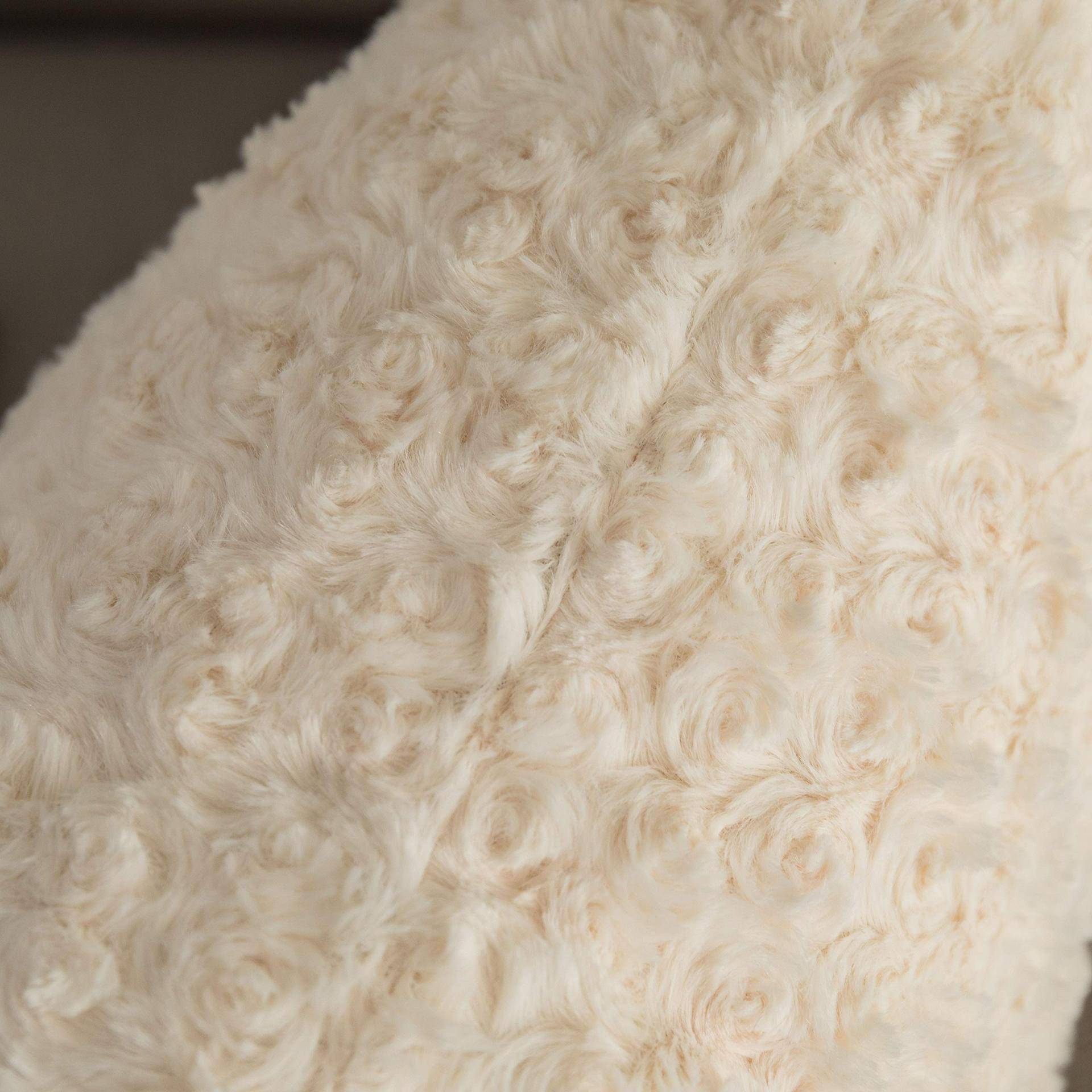 High-Density Skin-Friendly Rose Flower 3D Texture Pillow Cover