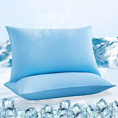 Ultra Cooling Pillow Cases with Stretch Q-max 0.55 Arc-Chill Cooling Fiber