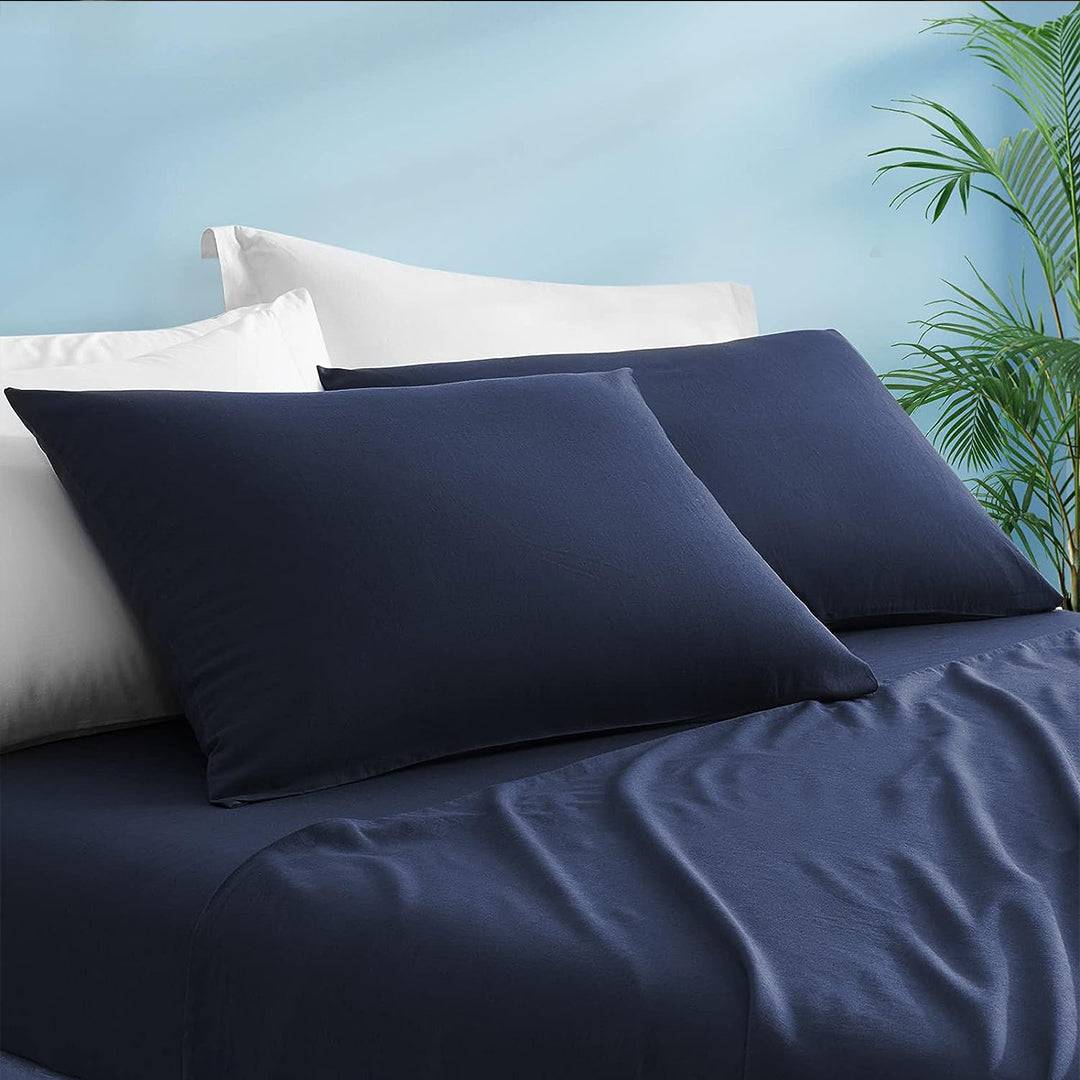 Washed Bamboo Linen Cooling Pillowcase