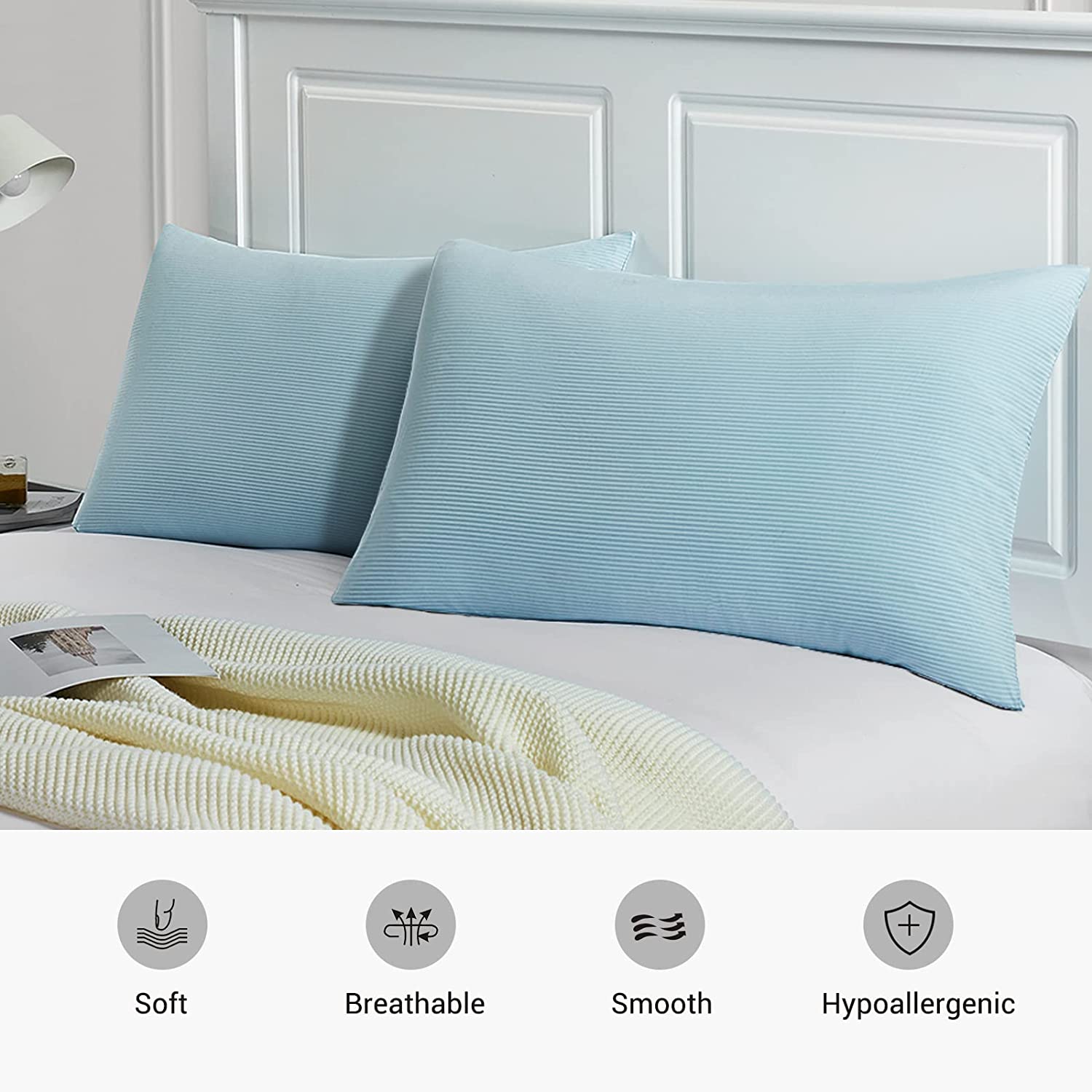 Premium Silky Super Cooling Decorative Pillowcases